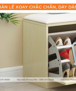 Tủ giày thông minh gỗ MDF phủ melamine chống nước, chống xước