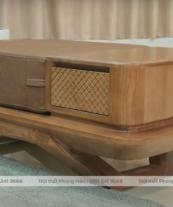 Sofa gỗ Sồi nhập khẩu chữ U chân thuyền SFG04