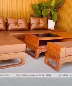 Sofa gỗ Sồi màu gỗ Hương đa năng SFG15