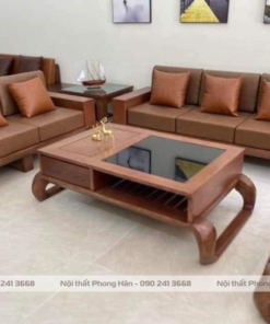 Bộ sofa gỗ sồi Nga chân xoắn SFG32