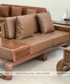 Bộ sofa gỗ sồi Nga chân xoắn SFG32