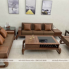 Bộ sofa gỗ sồi Nga chân xoắn SFG32