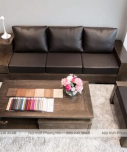 Sofa văng gỗ Sồi Nga hiện đại SFG13