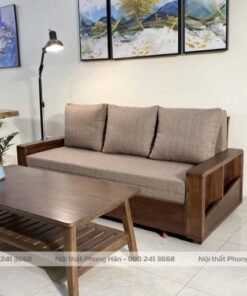 Sofa giường gỗ Sồi hiện đại SFG29