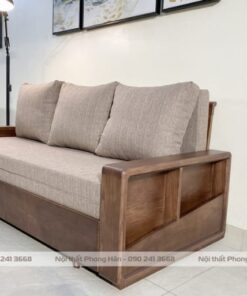 Sofa giường gỗ Sồi hiện đại SFG29