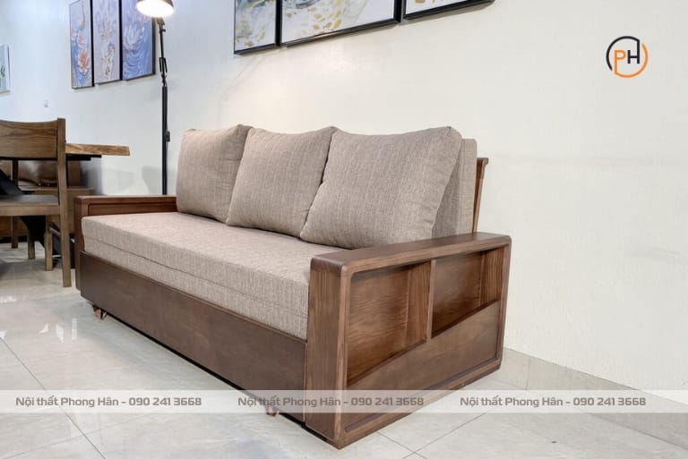 vSofa giường gỗ Sồi hiện đại SFG Sofa giường gỗ Sồi hiện đại SFG29