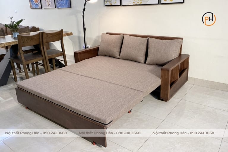 Sofa giường gỗ Sồi hiện đại SFG29 Sofa giường gỗ Sồi hiện đại SFG29